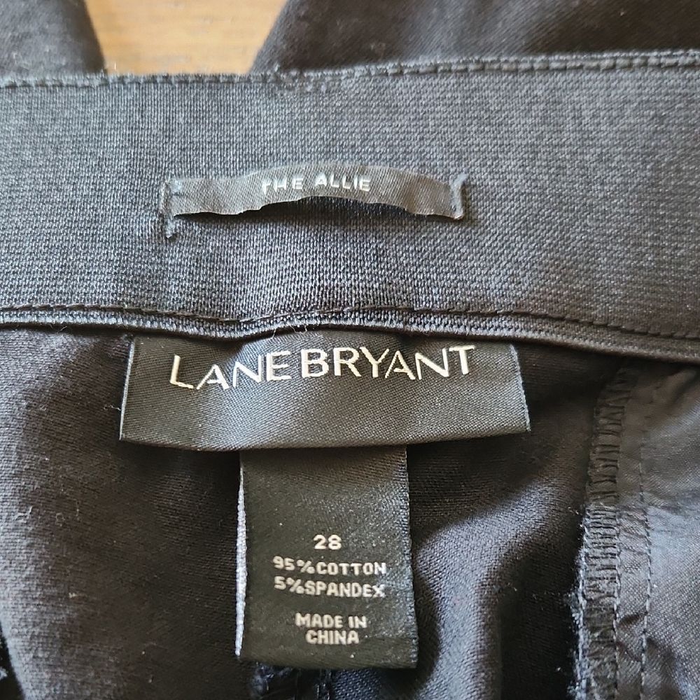 Lane Bryant Classic Black Allie Capris